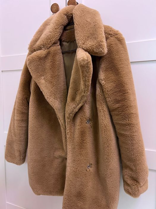 Дамско кафяво палто