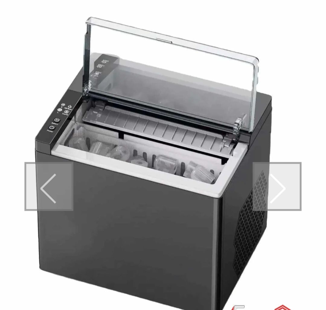 Ледогенератор Silver Love Black ,12kg/24h,Touch control,9PCS/6-8min,Ul