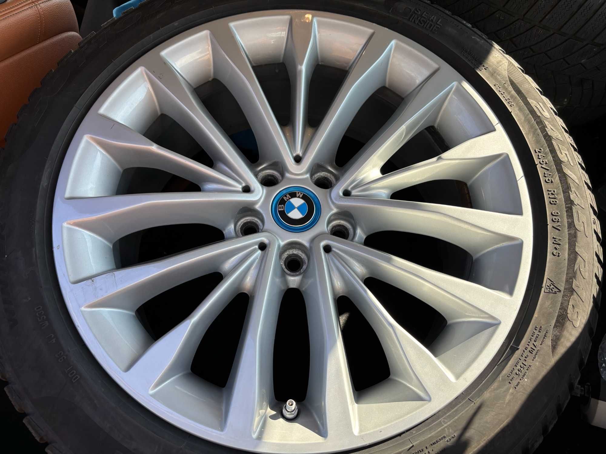 Roti Jante Aliaj BMW G30 G31 5x112 Cauciucuri 245 45 R18 W-Spoke 632
