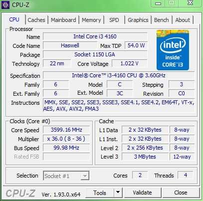 Мини ПК, СМАРТ компьютер i3-4160