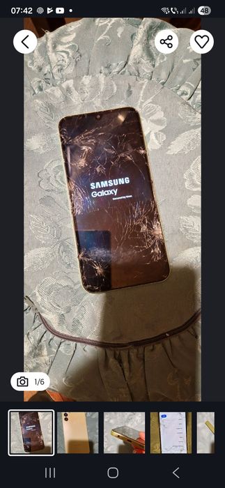 Samsung A15 crapat vezi poze fuctional impecabil.