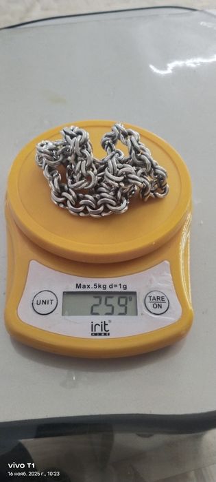 Цепь серебро 925 проба