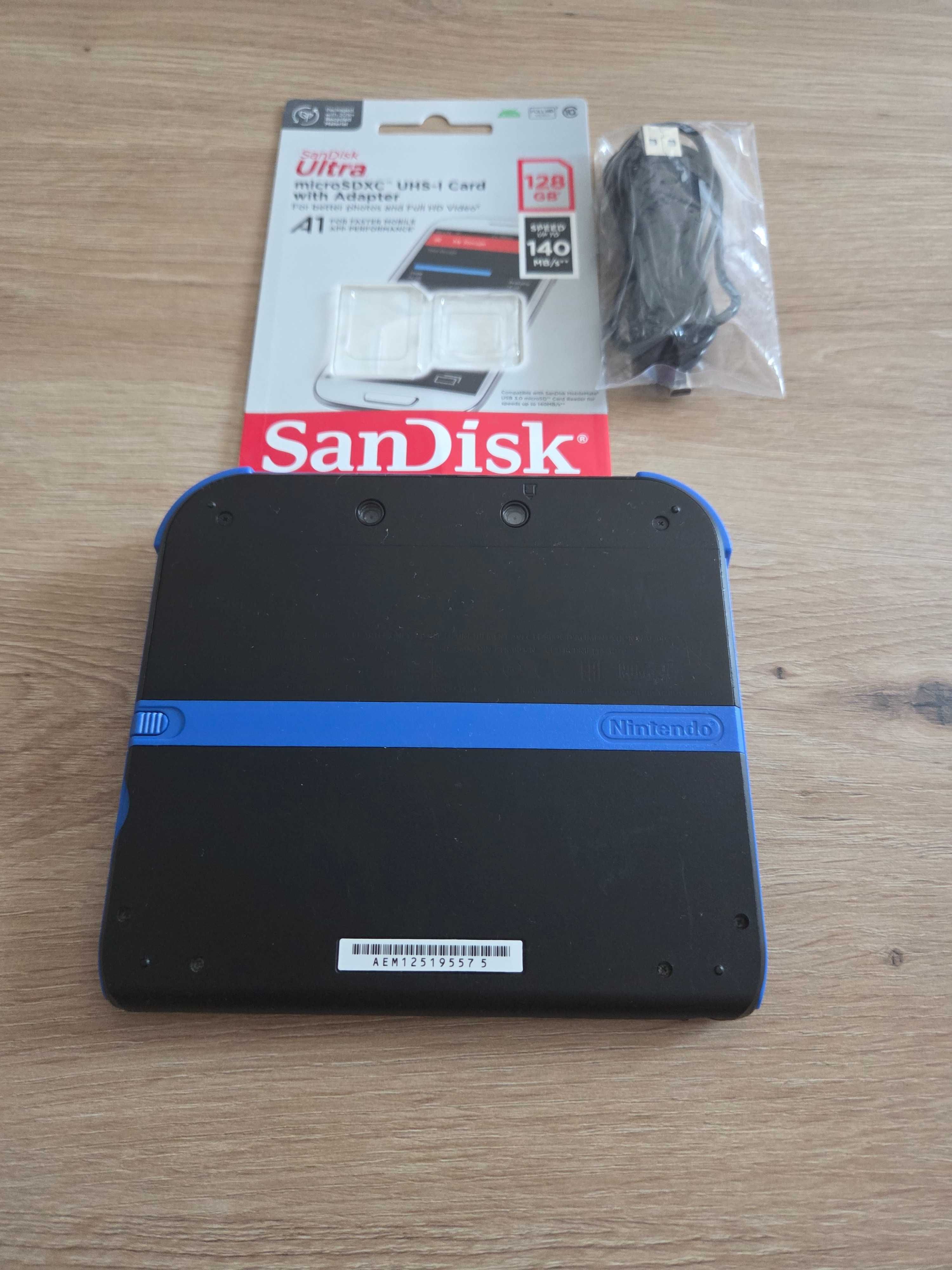 Nintendo 2ds modat cu Sandisk ultra 128gb peste 150 jocuri instalate