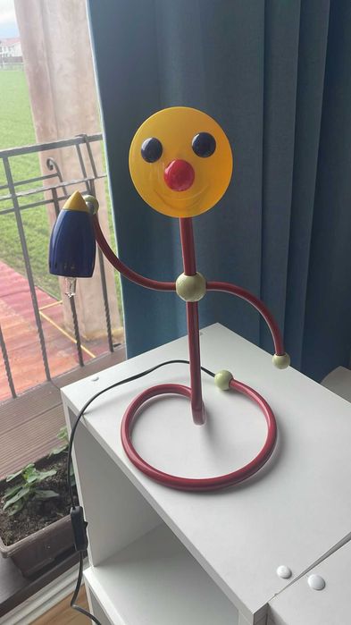 set aplica si veioza lampa camera copilului vesel colorate din Austria