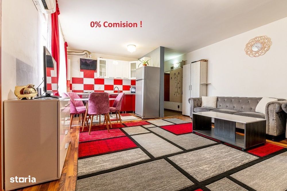 0 Comision%. Apartament 3 camere,  63 mp , Tineretului/ Floresti