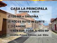 OCAZIE: Casa in Poiana Sibiului cu Gradina si Anexe, libera |VIDEO