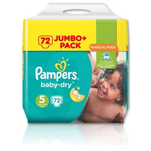 Немецкие подгузники Pampers 5 Jumbo pack (72 шт)