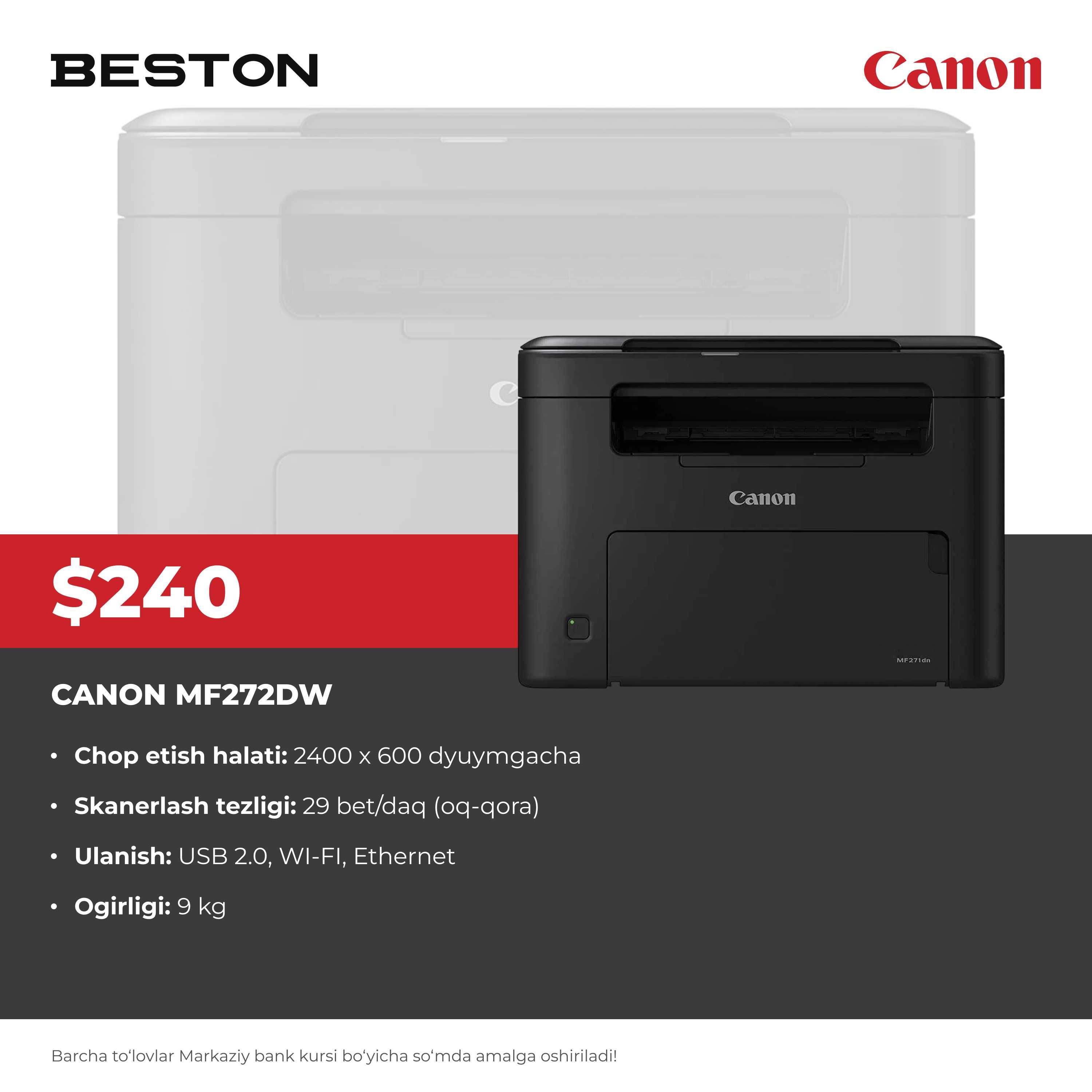 Printer CANON MF272DW