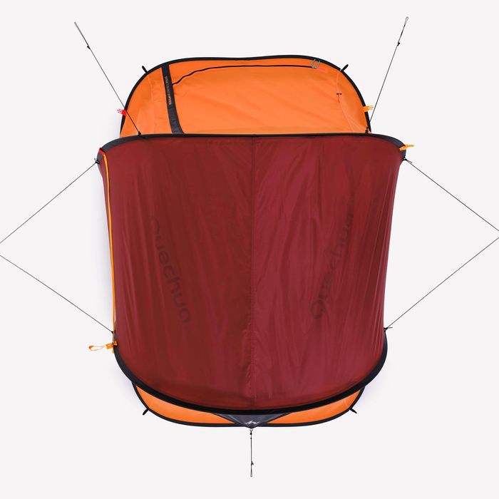 Cort Camping 2 Seconds 2 Persoane Summer - produs resigilat Decathlon