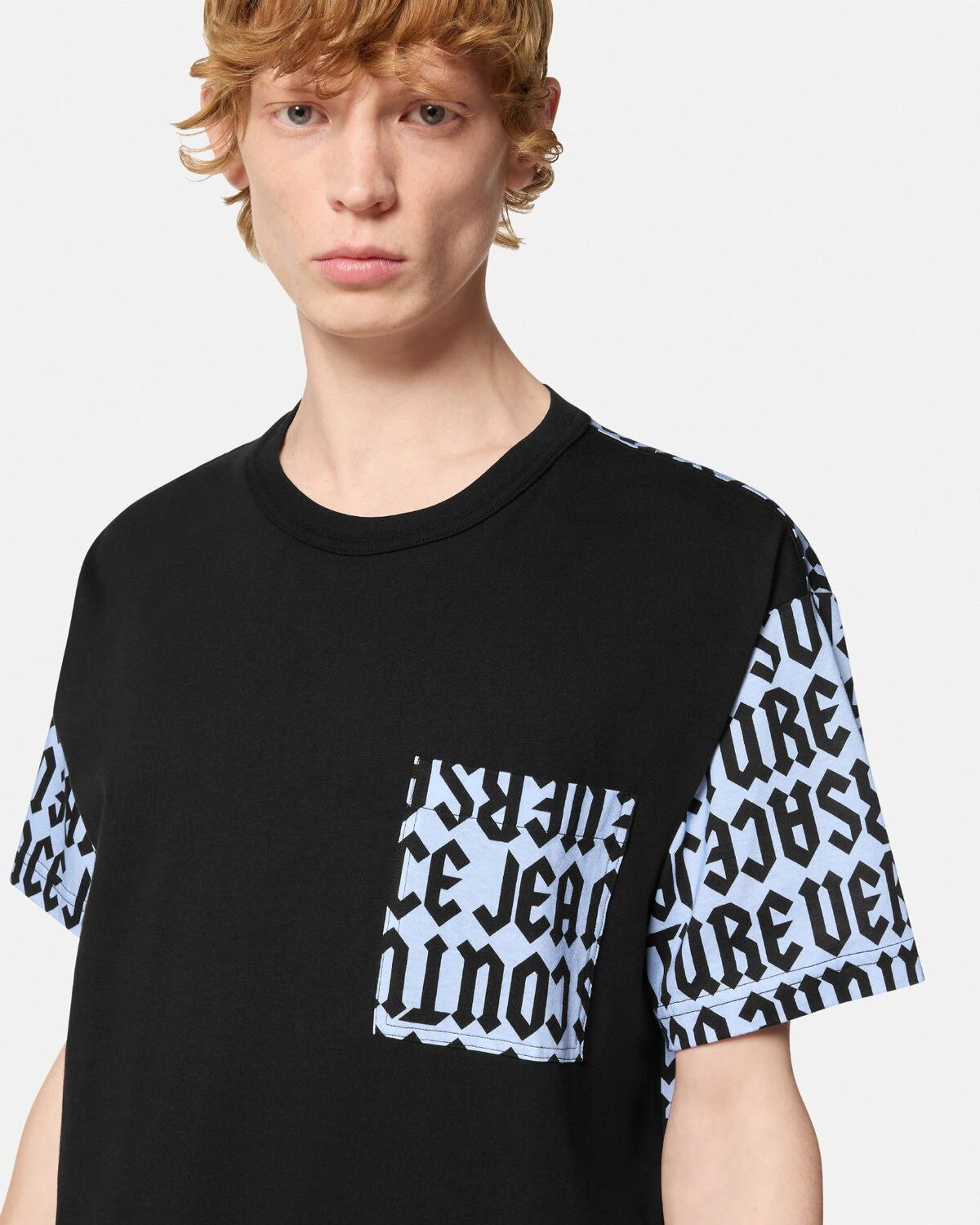 Мъжка тениска Versace Jeans Couture logomania T-shirt размери S, M