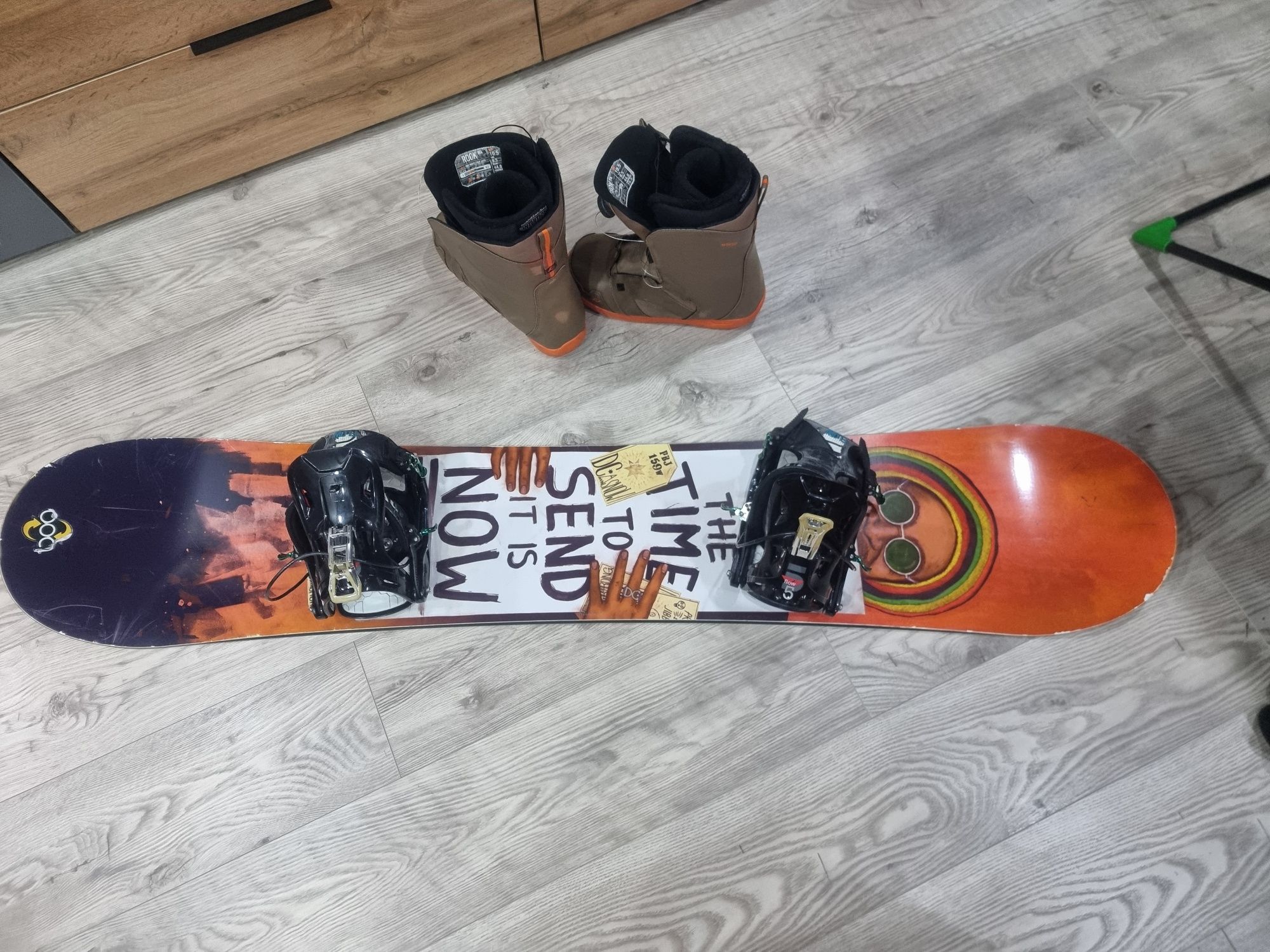 Сноуборд комплект DC snowboard