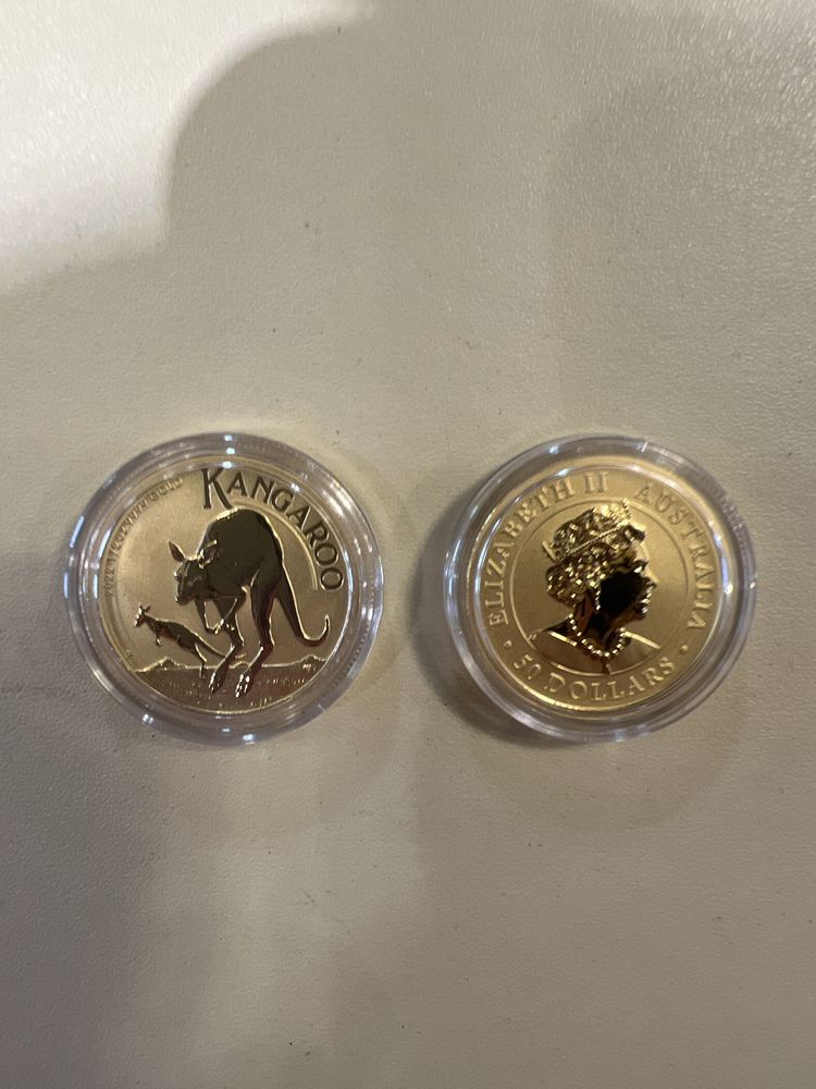 Златни монети една унция 1oz 1/2oz 1/4oz 1/10oz 24карата
