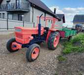 Tractor Fiat 550 și remorcă
