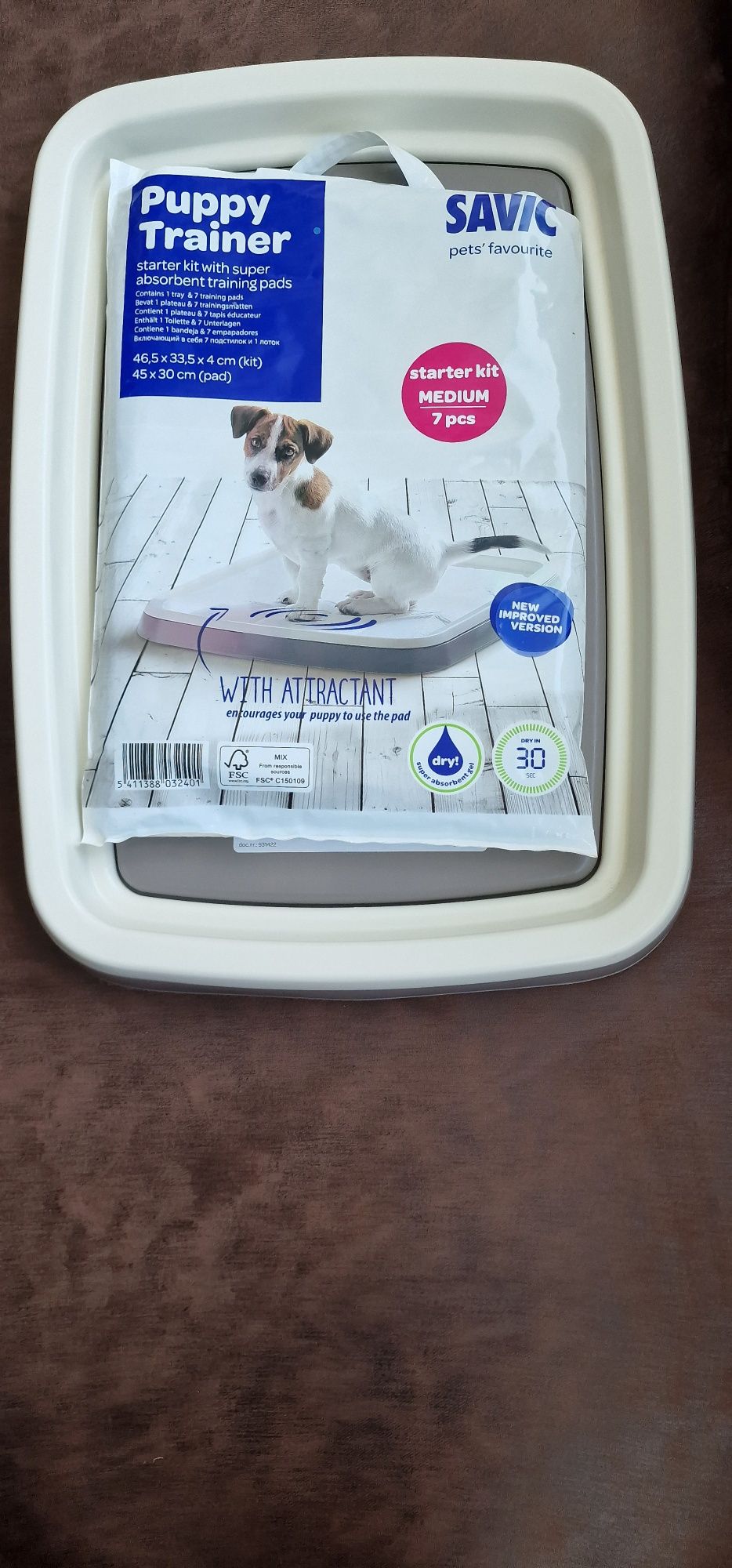 Комплект за създаване на хигиенни навици у малки кученца.