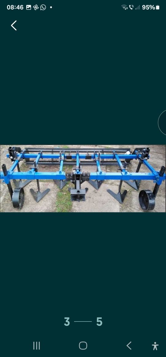 Cultivator prasitoare cu tăvălug pentru tractor 20-30cp motocultor
