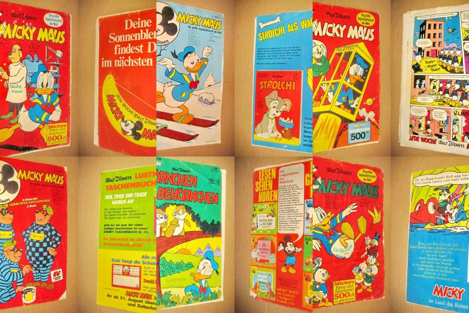 B916-I-Revista Mickey Mouse Walt Disney 1968-1970 Germania. PRET/ BUC.