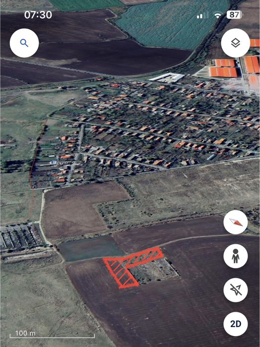 Teren de vanzare/Parcela de 5000mp la 12 km de TM in Dudesti Noi