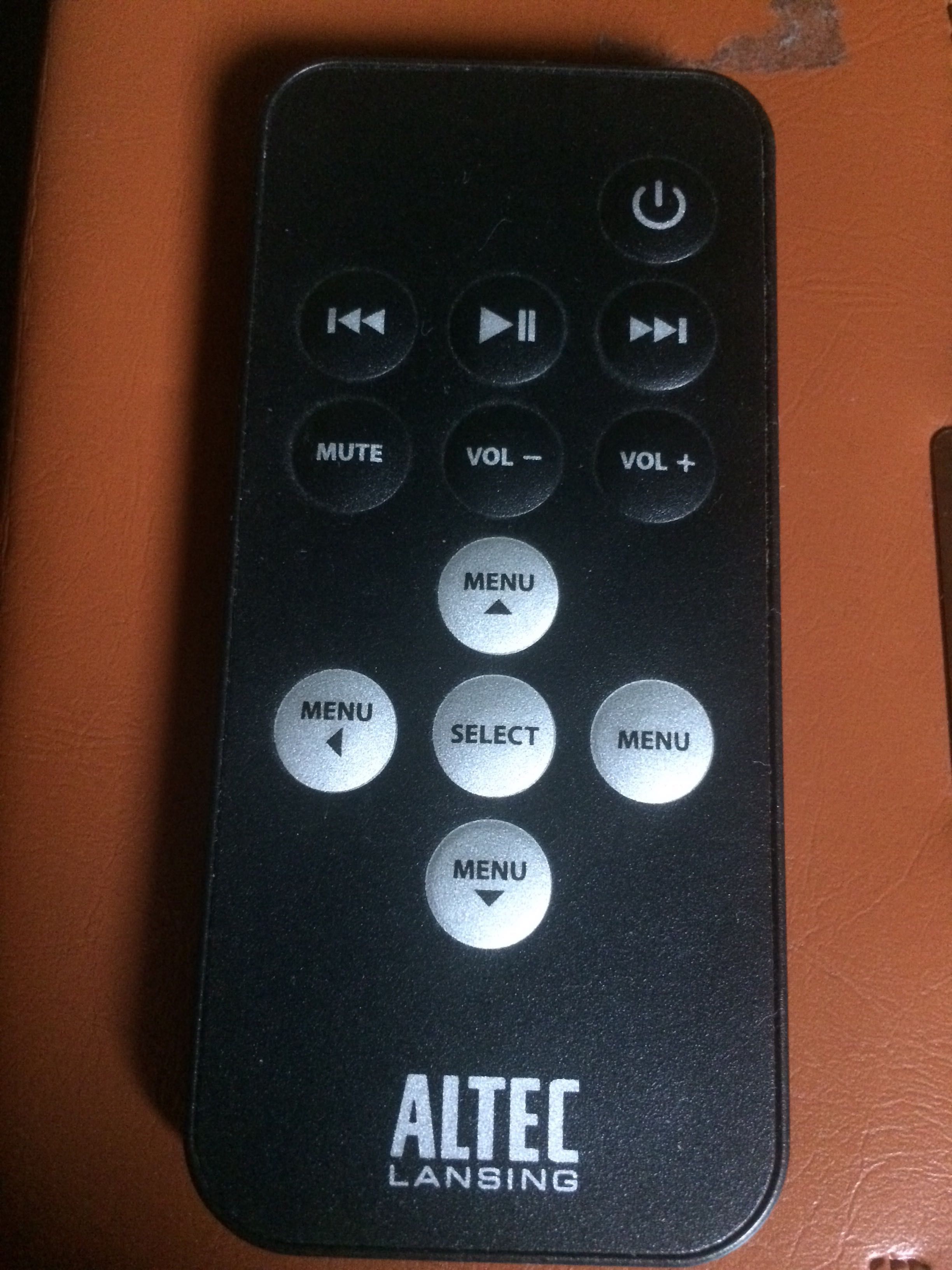 Altec Lansing remote control