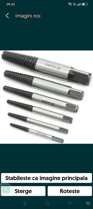 Extractoare Scos șuruburi.