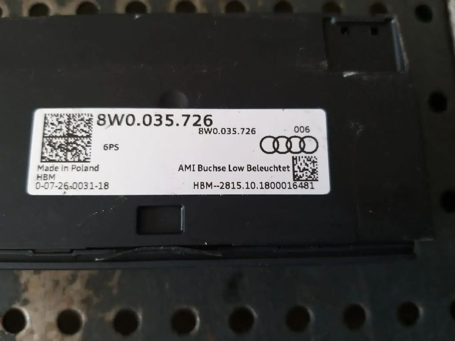 Modul usb aux audi a4 b9 8w 8w0035726