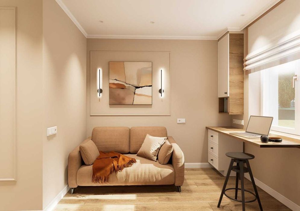 Интериорен дизайн с чертежи / 3D визуализация / София и онлайн