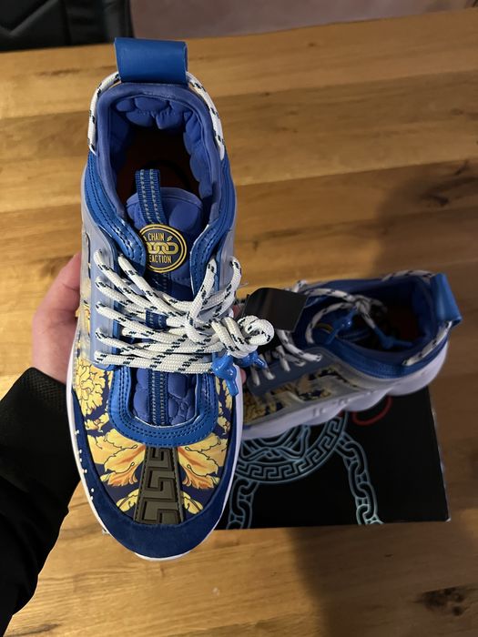 Versace Chain Reaction Bluette Gold