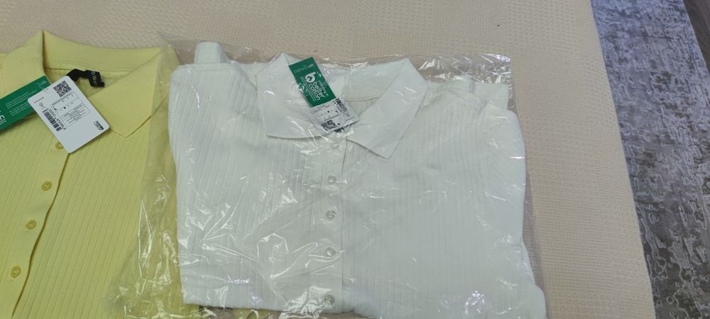 Бяла тениска Дефакто