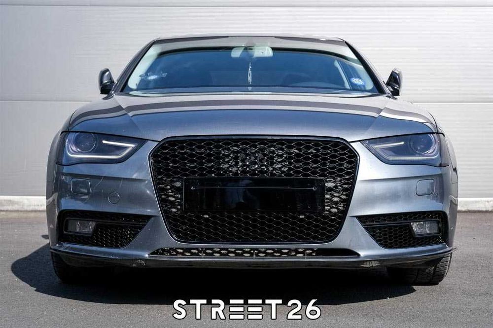 Grila Audi A4 B8 Facelift (2012-2015) RS4 Design Negru Lucios