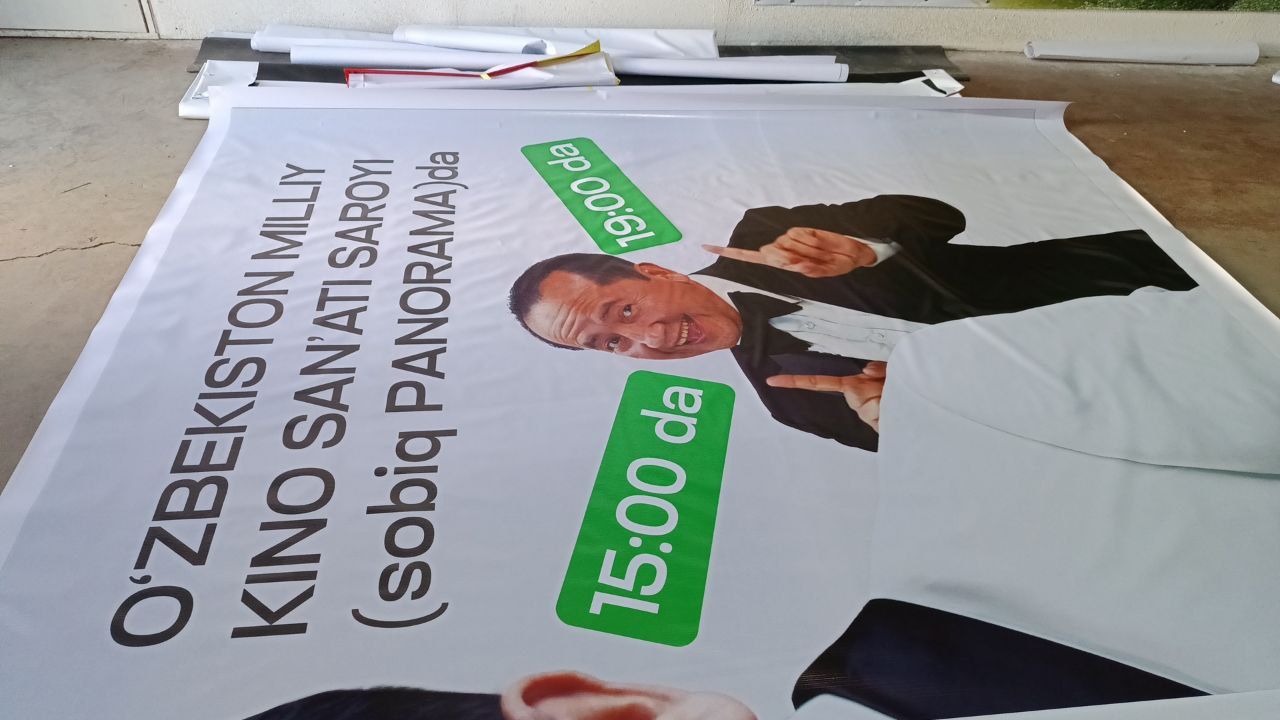Banner Tashqi reklaman  Tezkor chiqarish