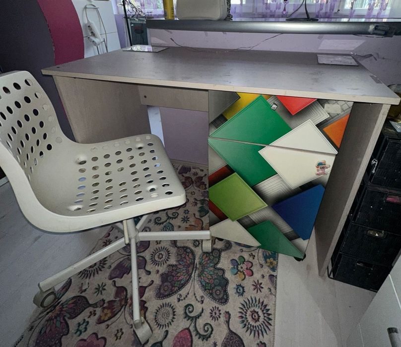 Birou+scaun+dulapior