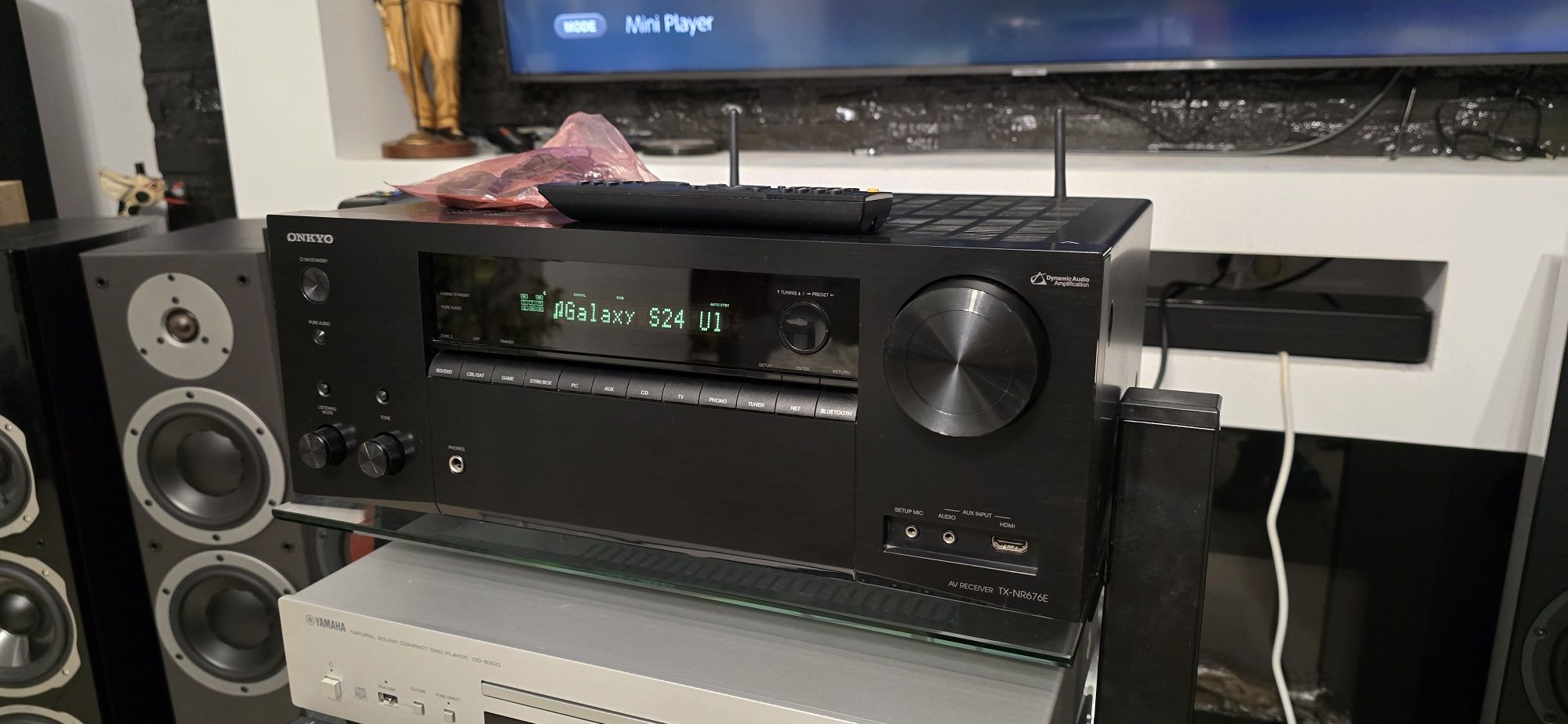Receiver 7.2 Onkyo TX-NR676E  Dolby Atmos Wifi Bluetooth Tidal 4k arc