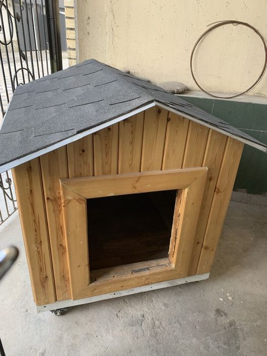Срочно! Большая будка для собаки 1,2×1×1