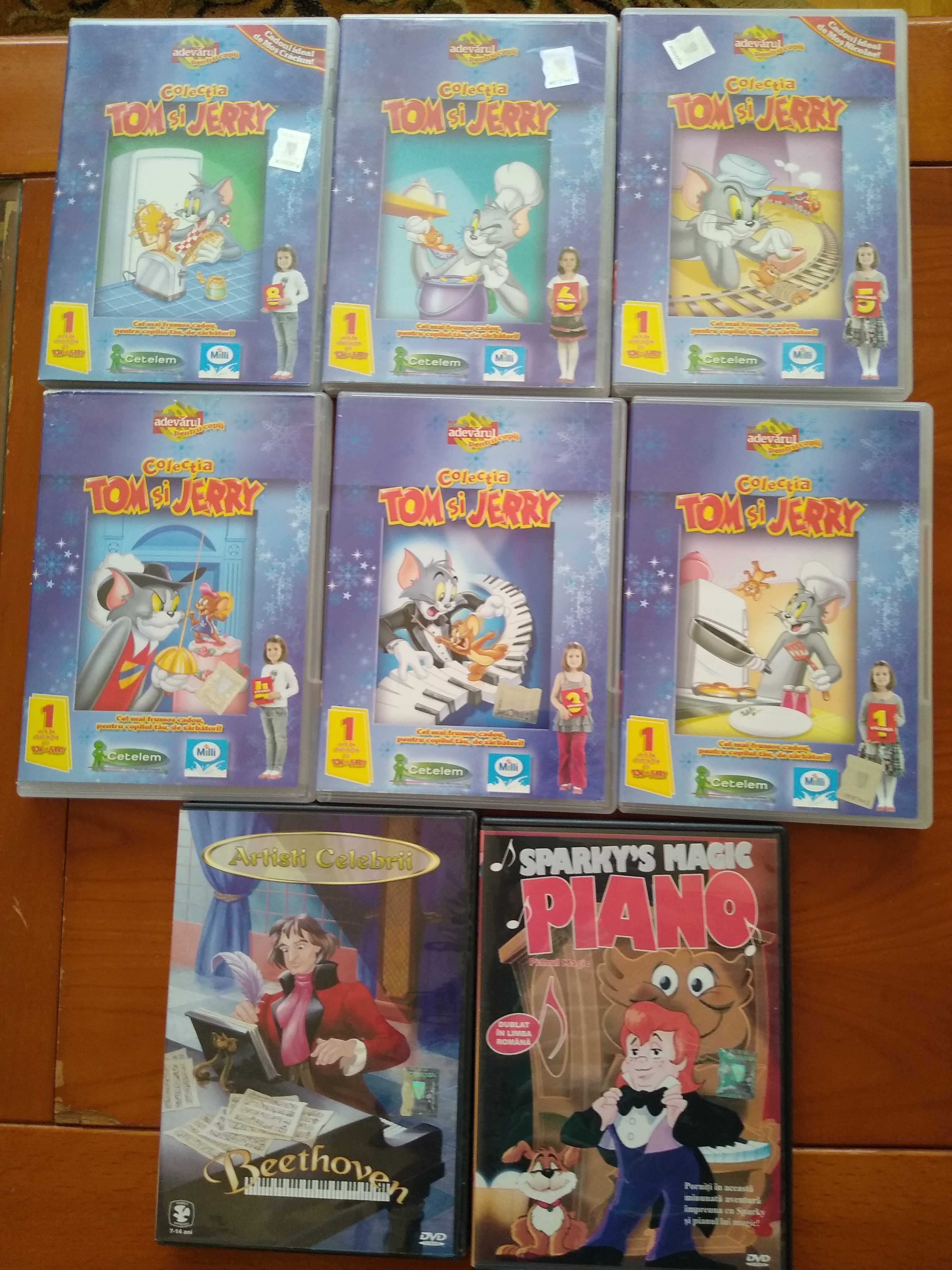 DVD uri desene animate. Tom & Jerry 8 bucati