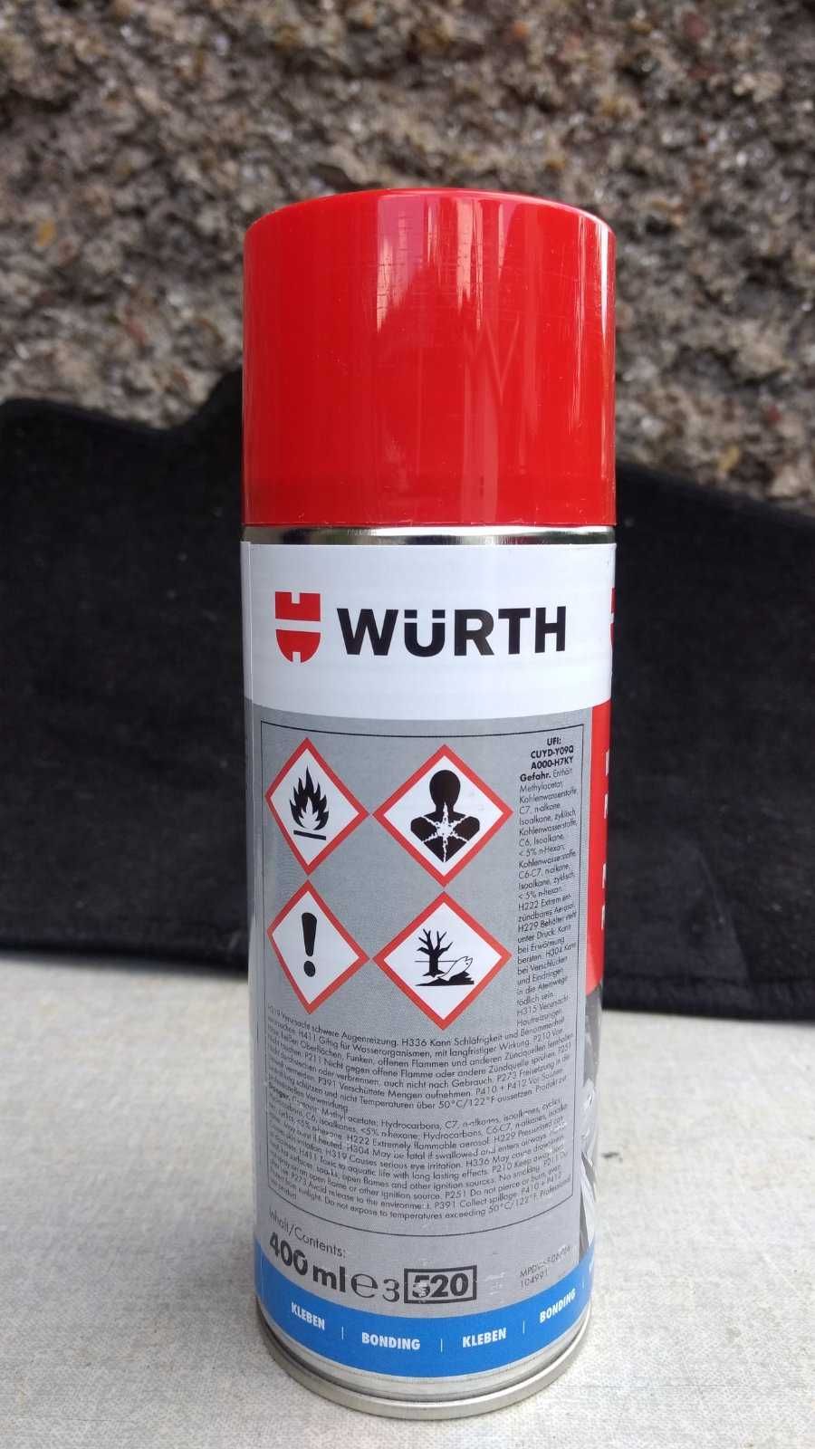 Високоякостно контактно лепило за тапицерия текстил и кожа Würth