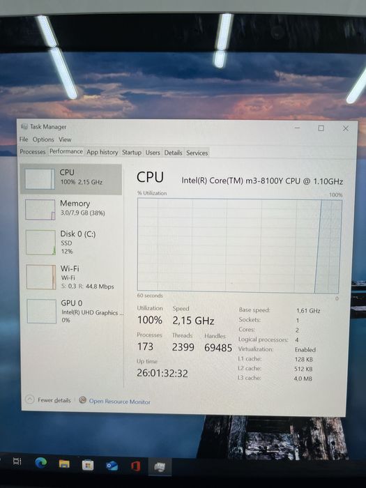 Миниатюрный планшет на windows Surface GO2 M3 процессор 8gb ram 128ssd