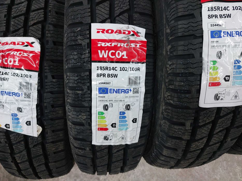 НОВИ зимни ROADX 185/80/14C 102R DOT 1724