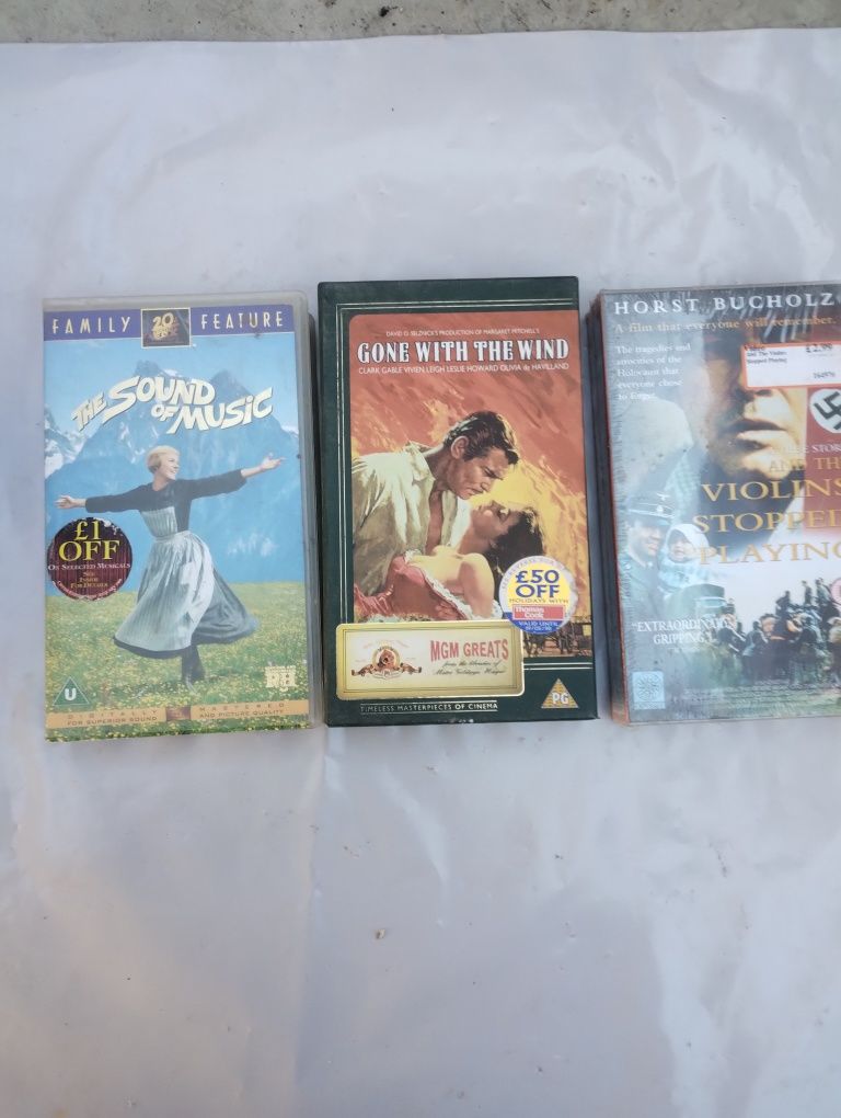 Casete VHS de colecție noi sigilate