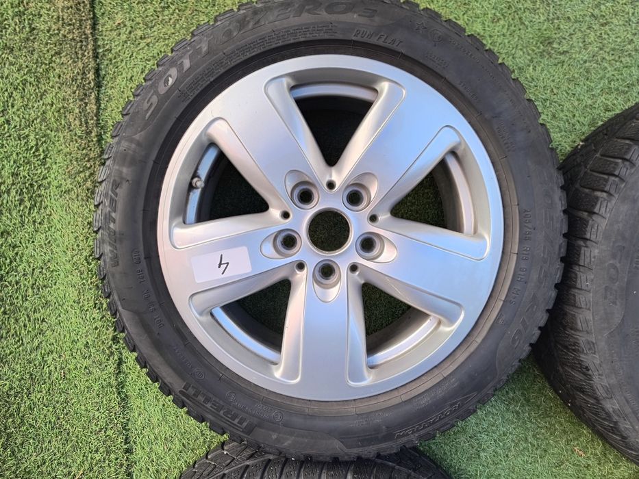 Jante Mini Cooper 6jx16h2 5X112 cu anvelope Pirelli runflat iarna