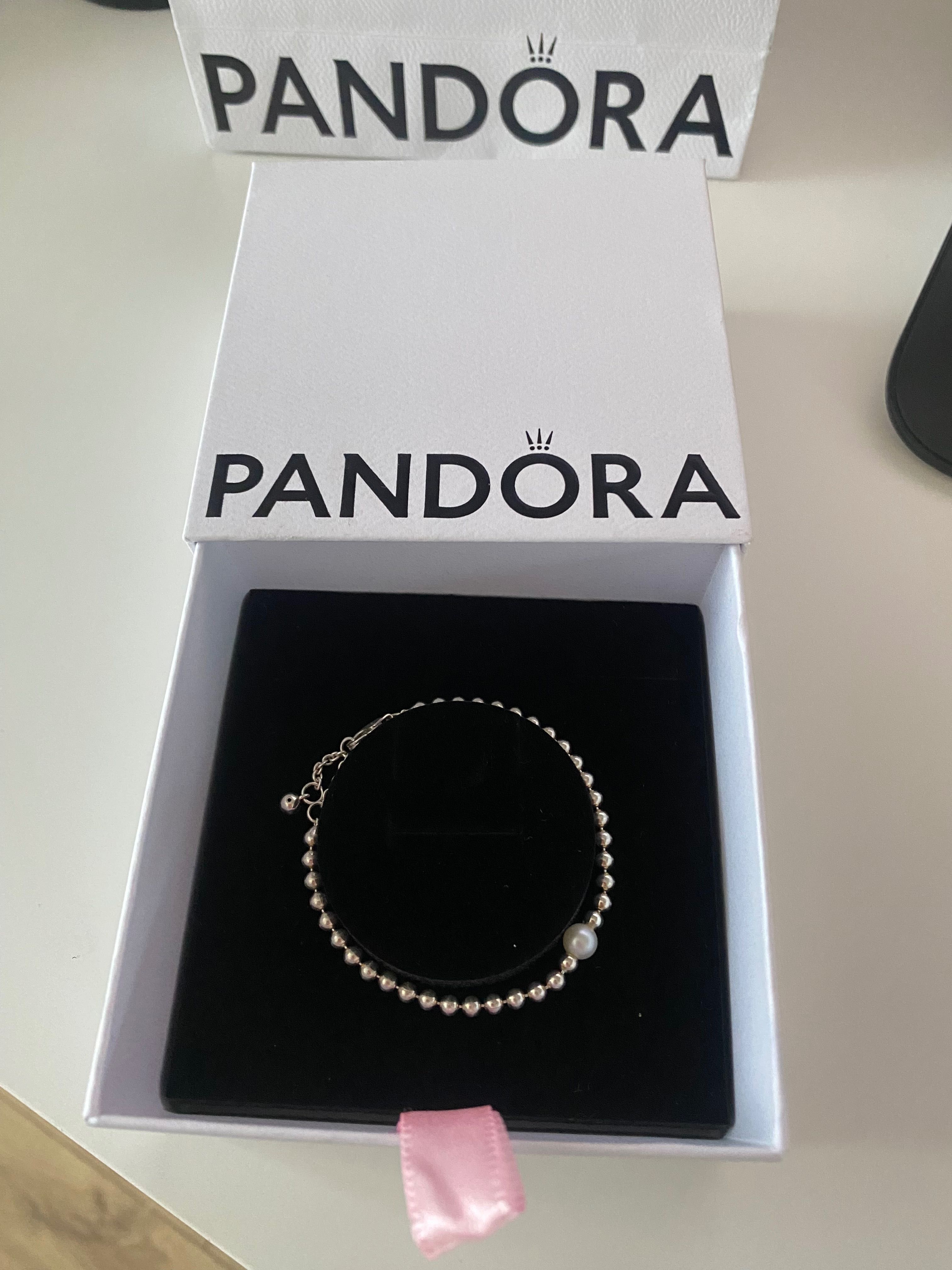 Детска сребърна гривна Pandora Вселена, НОВА, размер 16см