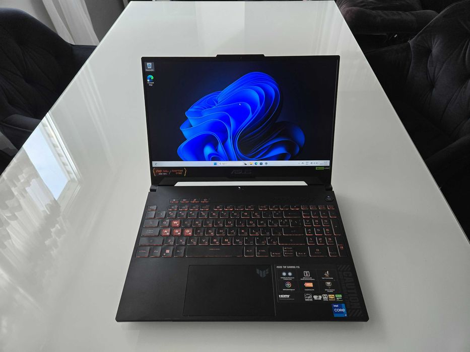 Геймърски мощен лаптоп ASUS TUF Gaming F15-НЕРАЗЛИЧИМ ОТ НОВ