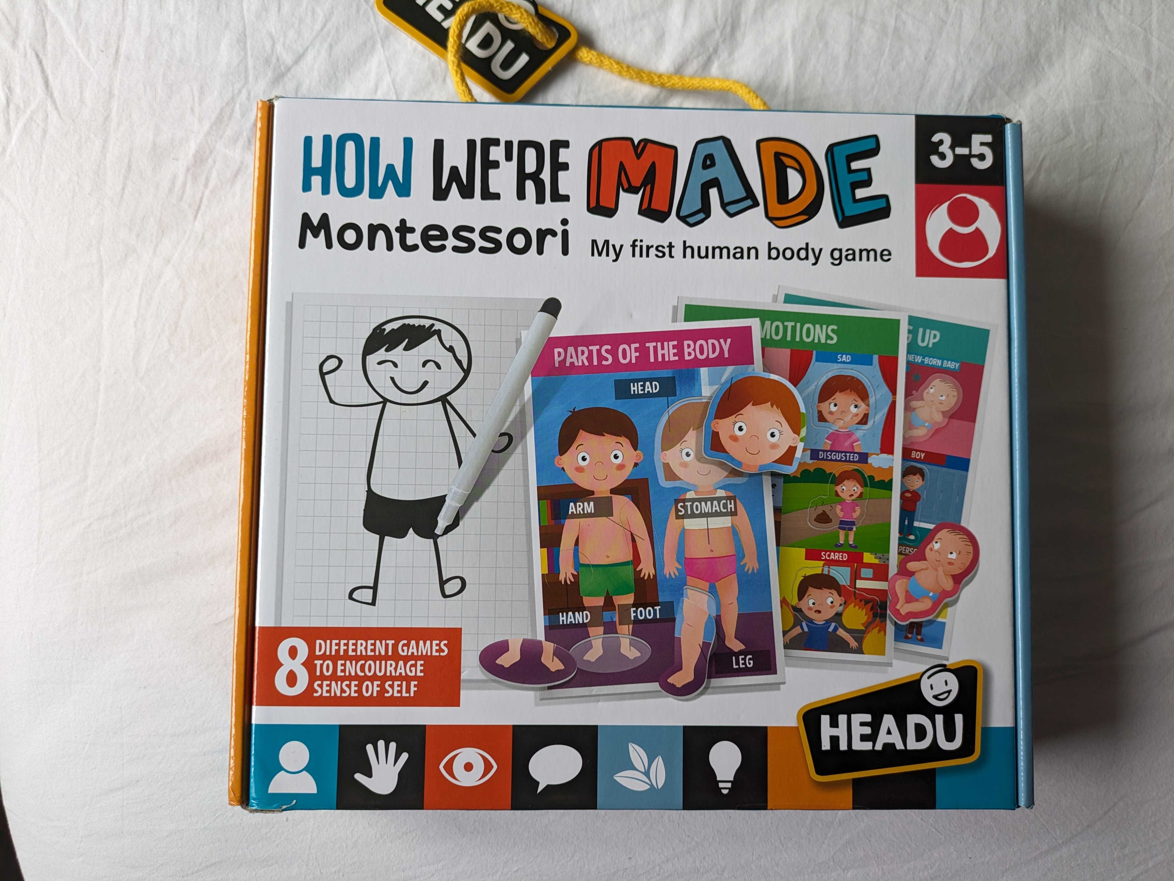 Puzzle Headu Montessori "How we're made"