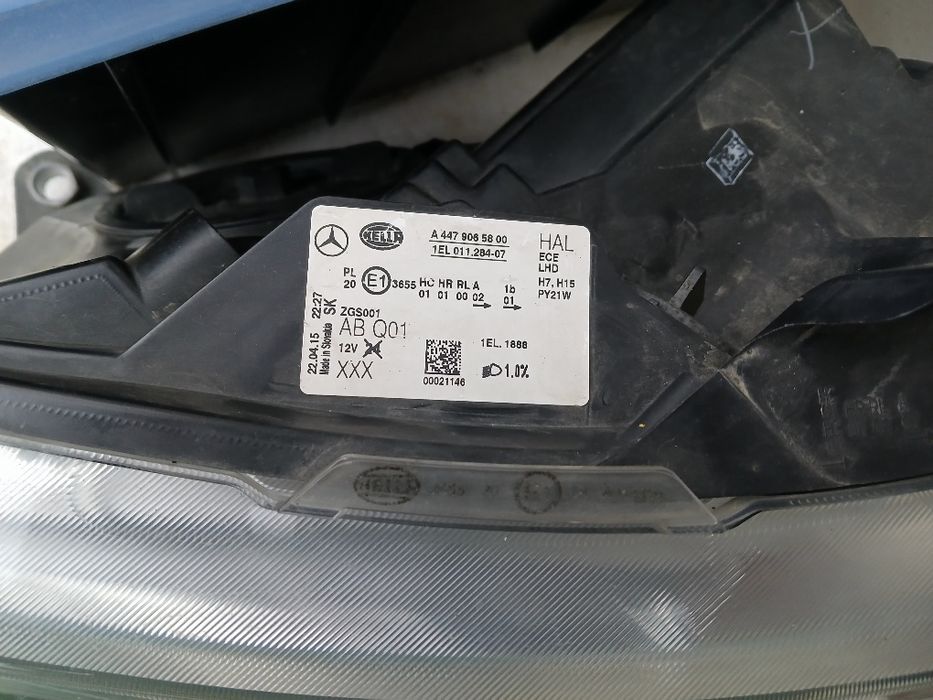Set faruri i mercedes vito origina w447le
