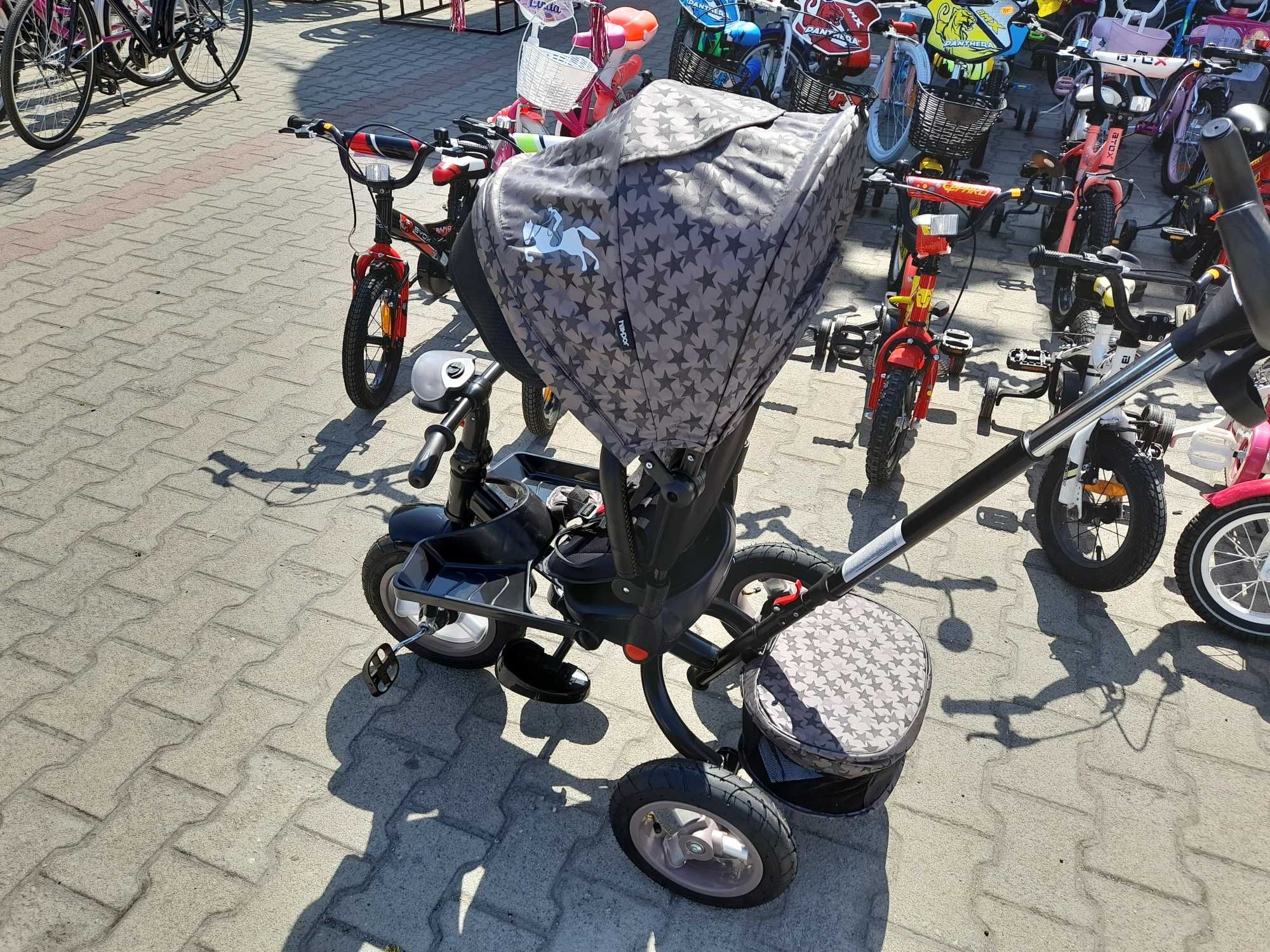 BYOX Детска триколка JOCKEY бежов