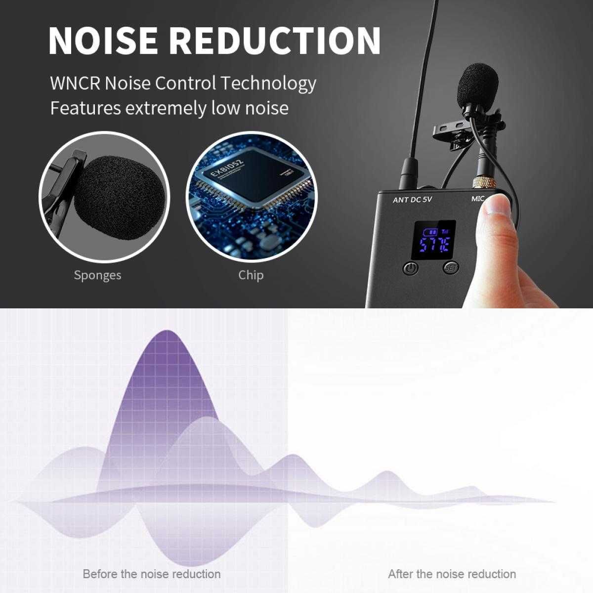 Безжичен микрофон K&F Concept M9 Pro