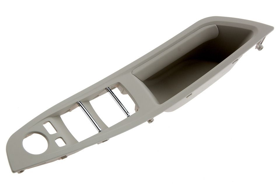 Предна лява дръжка за врата BMW F10 F11, Бежов Oyster, С Прибиране