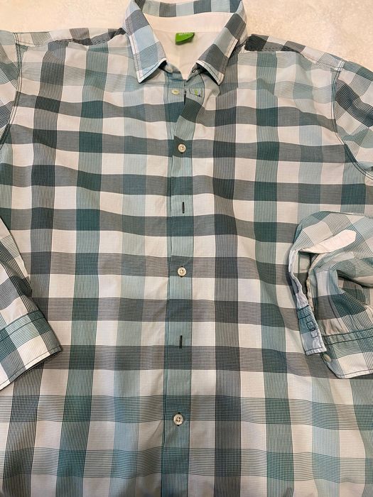 Мъжка риза boss  дълак ръкав