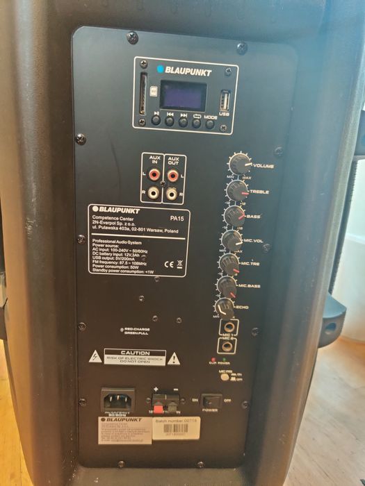 Boxa bluetooth Blaupunkt PA15 cu microfon