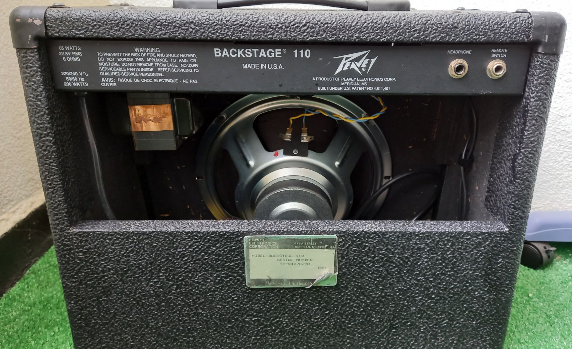 Peavey Backstage-110 65W 2ch. SS guitar amp