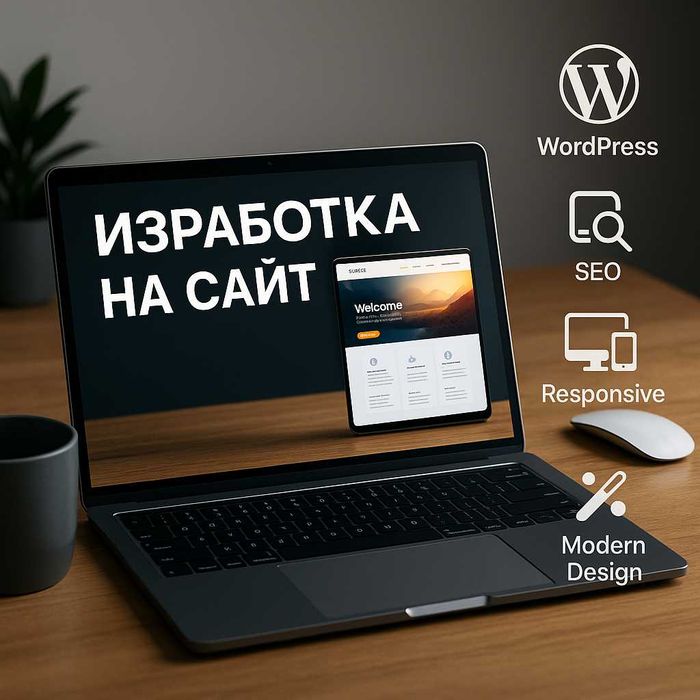 Изработка на модерен уебсайт с WordPress от 390 лв.