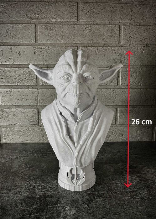 Bust decorativ Yoda – Înțelepciunea Forței, la tine acasă!